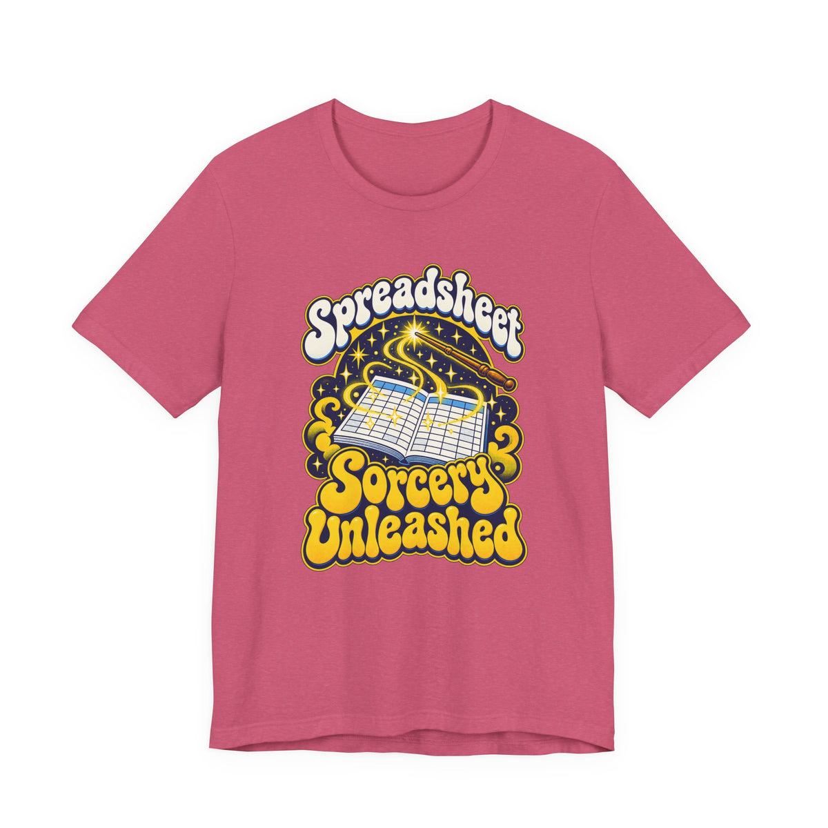 Spreadsheet Sorcery Unleashed Funny Office Humor T-Shirt