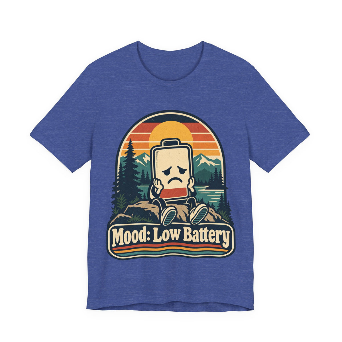 Mood: Low Battery Funny Tech T-Shirt