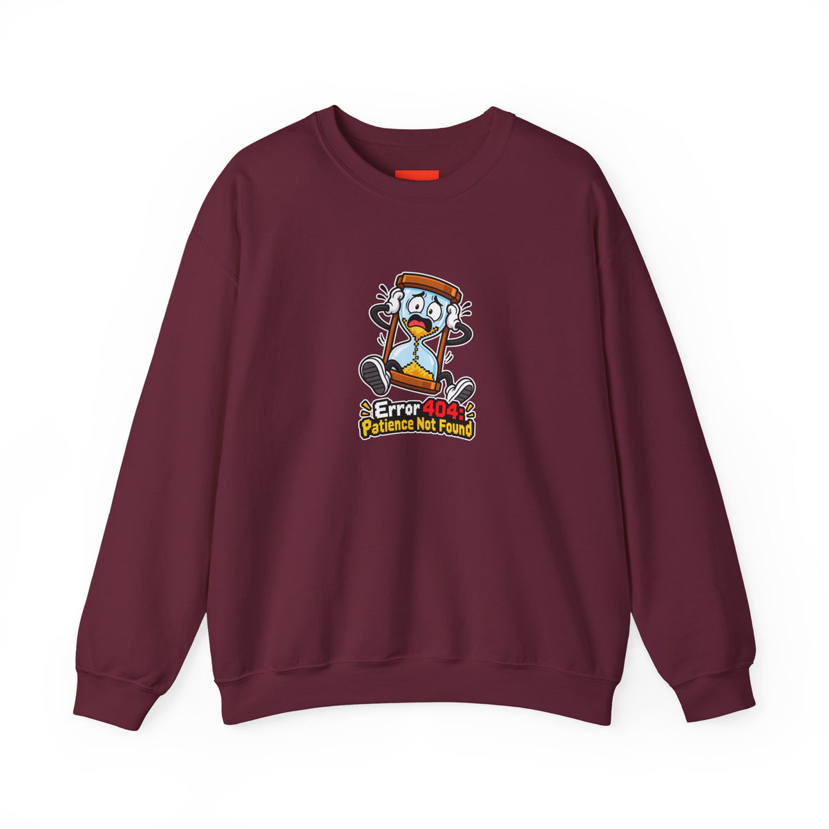 Error 404: Patience Not Found Funny Tech Sweatshirt
