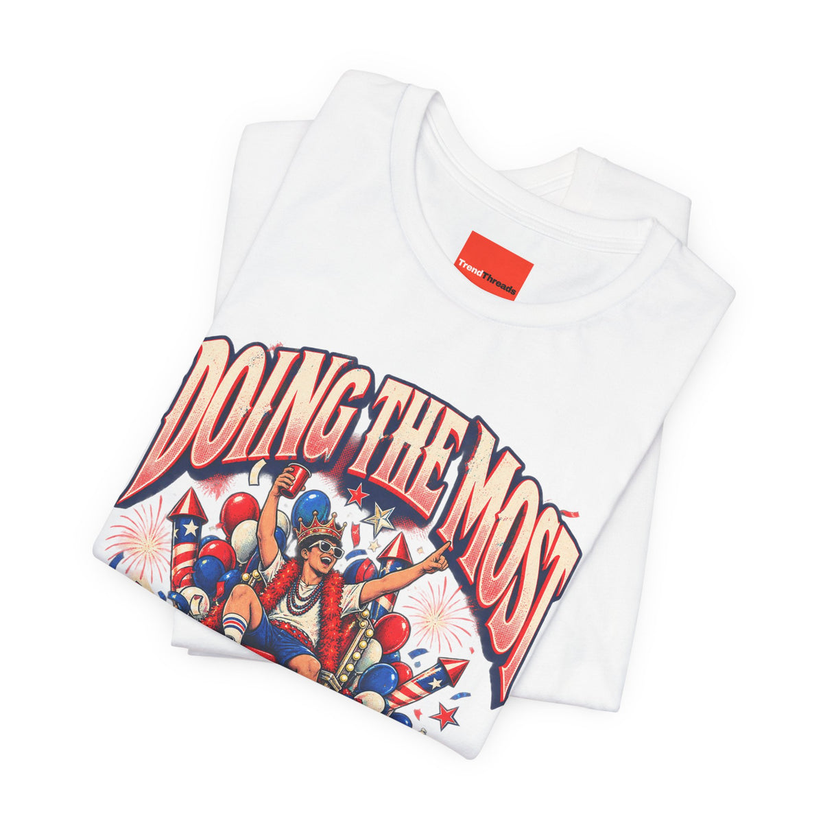 DOING THE MOST Funny Retro Vintage T-Shirt