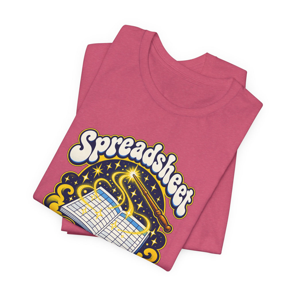 Spreadsheet Sorcery Unleashed Funny Office Humor T-Shirt