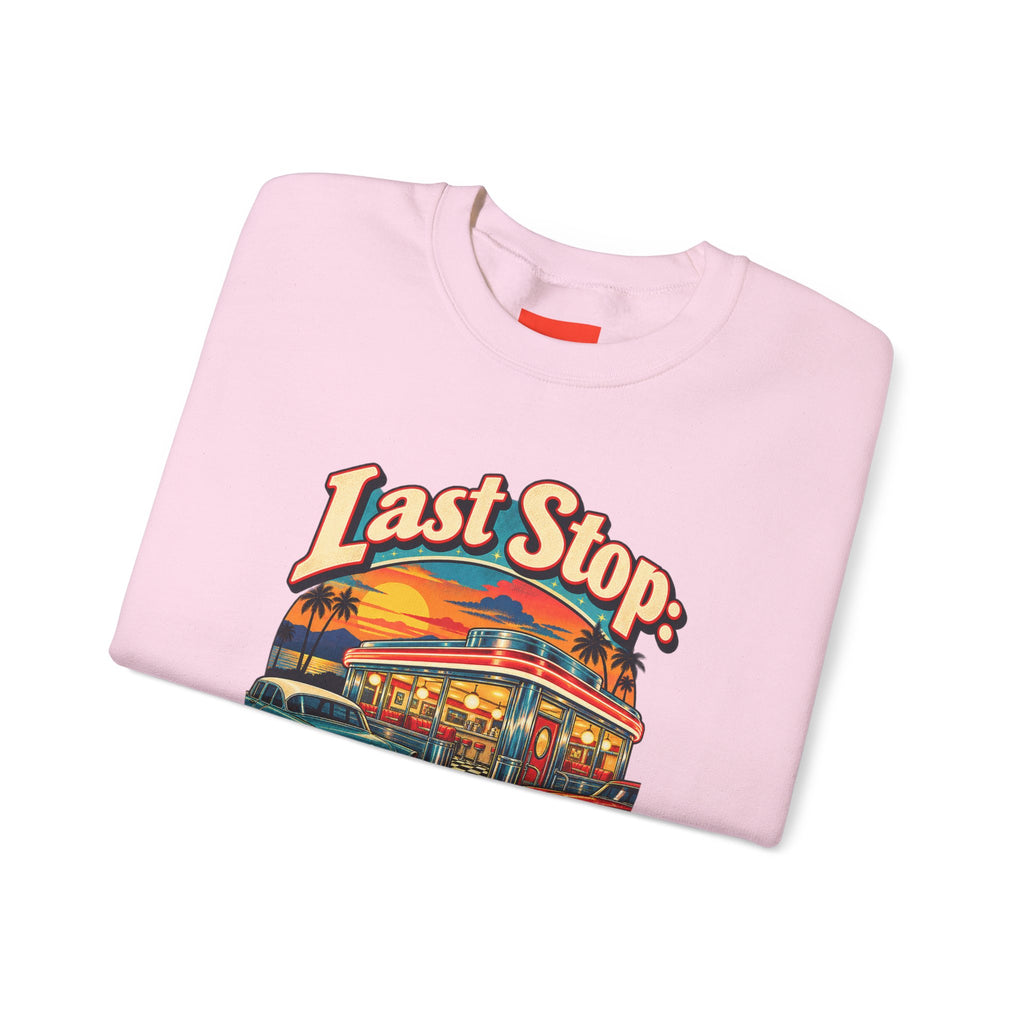 Last Stop: Nostalgia Lane Funny Retro Vintage Sweatshirt