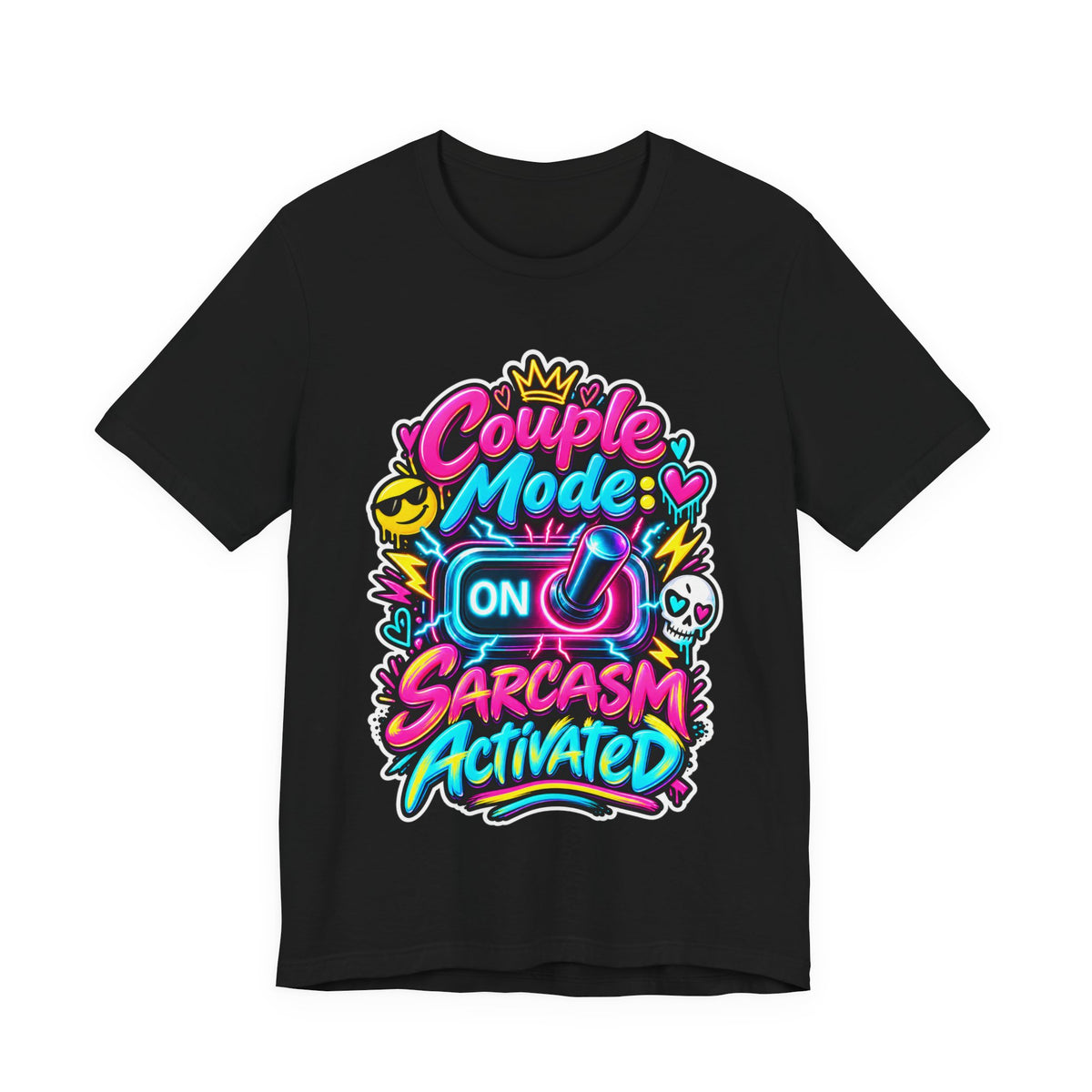 Couple Mode: Sarcasm Activated Funny Couples T-Shirt