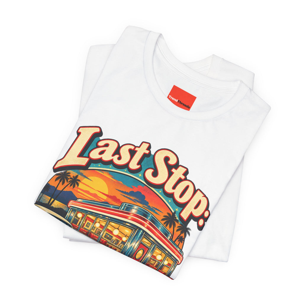 Last Stop: Nostalgia Lane Funny Retro Vintage T-Shirt