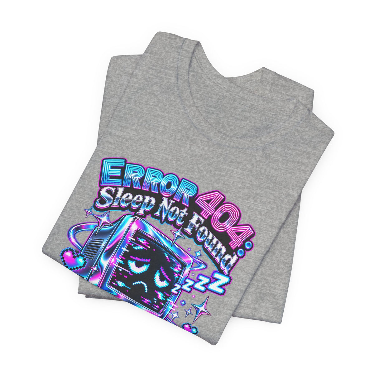Error 404: Sleep Not Found Funny Programmer T-Shirt