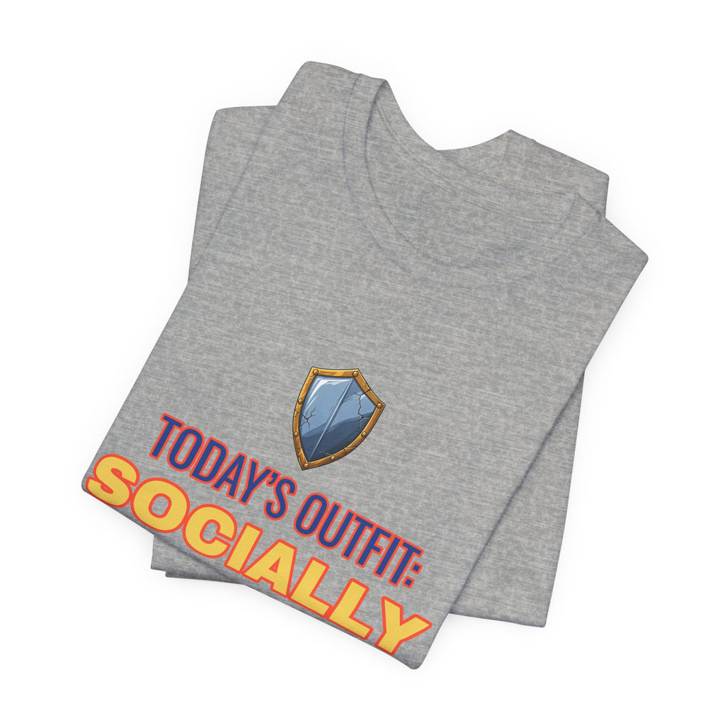 Today’s Outfit: Socially Awkward Armor Funny Introvert T-Shirt