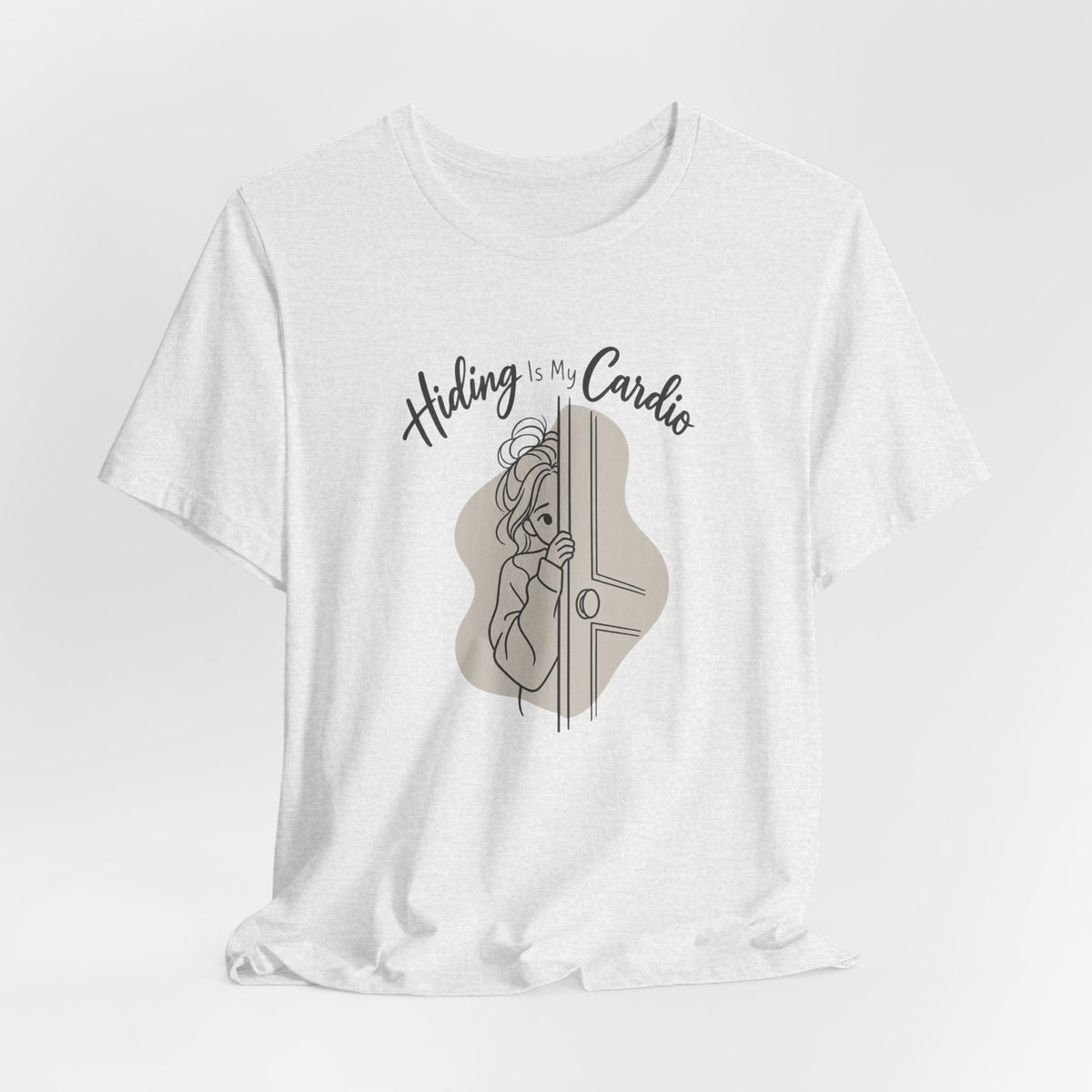 Hiding Is My Cardio Funny Introvert T-Shirt