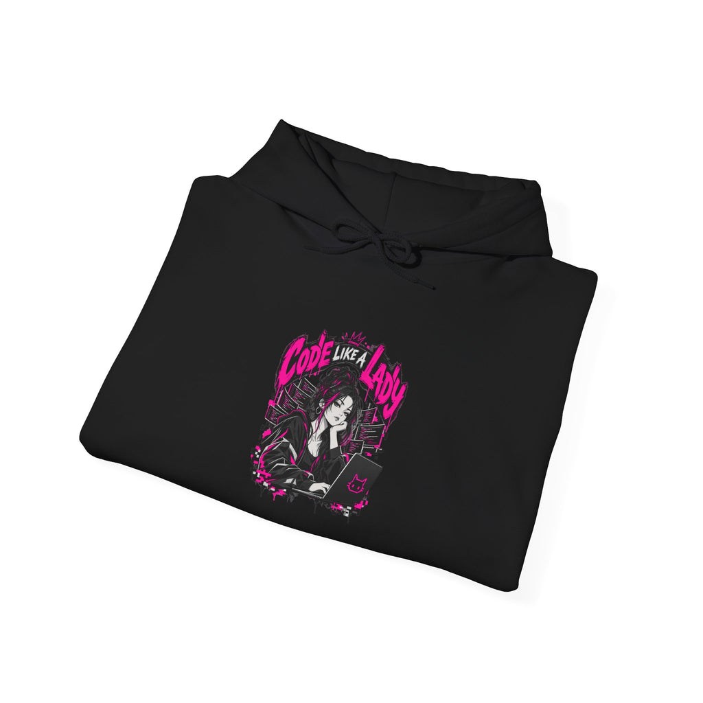 Code Like A Lady Funny Programmer Hoodie
