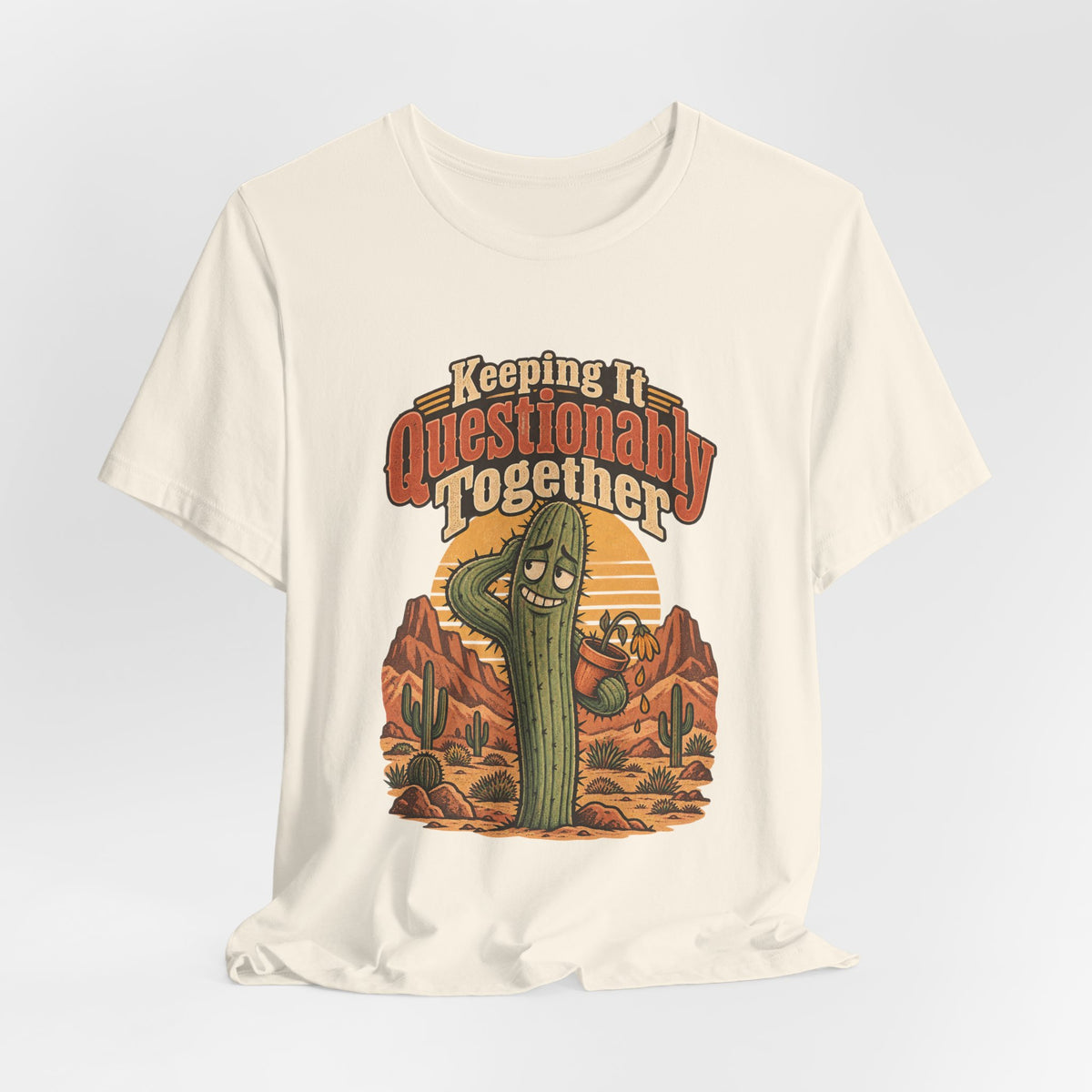 Keeping It Questionably Together Funny Western Ranch T-Shirt