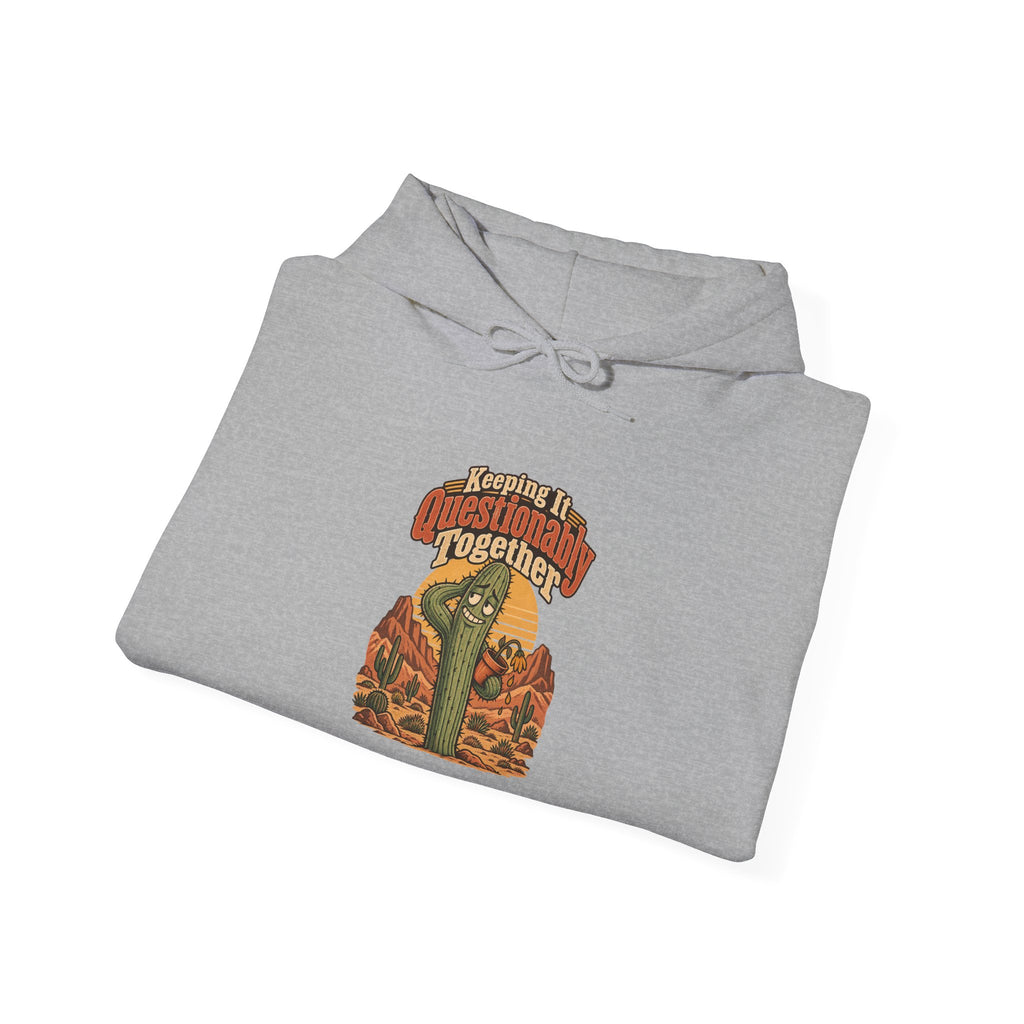 Keeping It Questionably Together Funny Western Ranch Hoodie