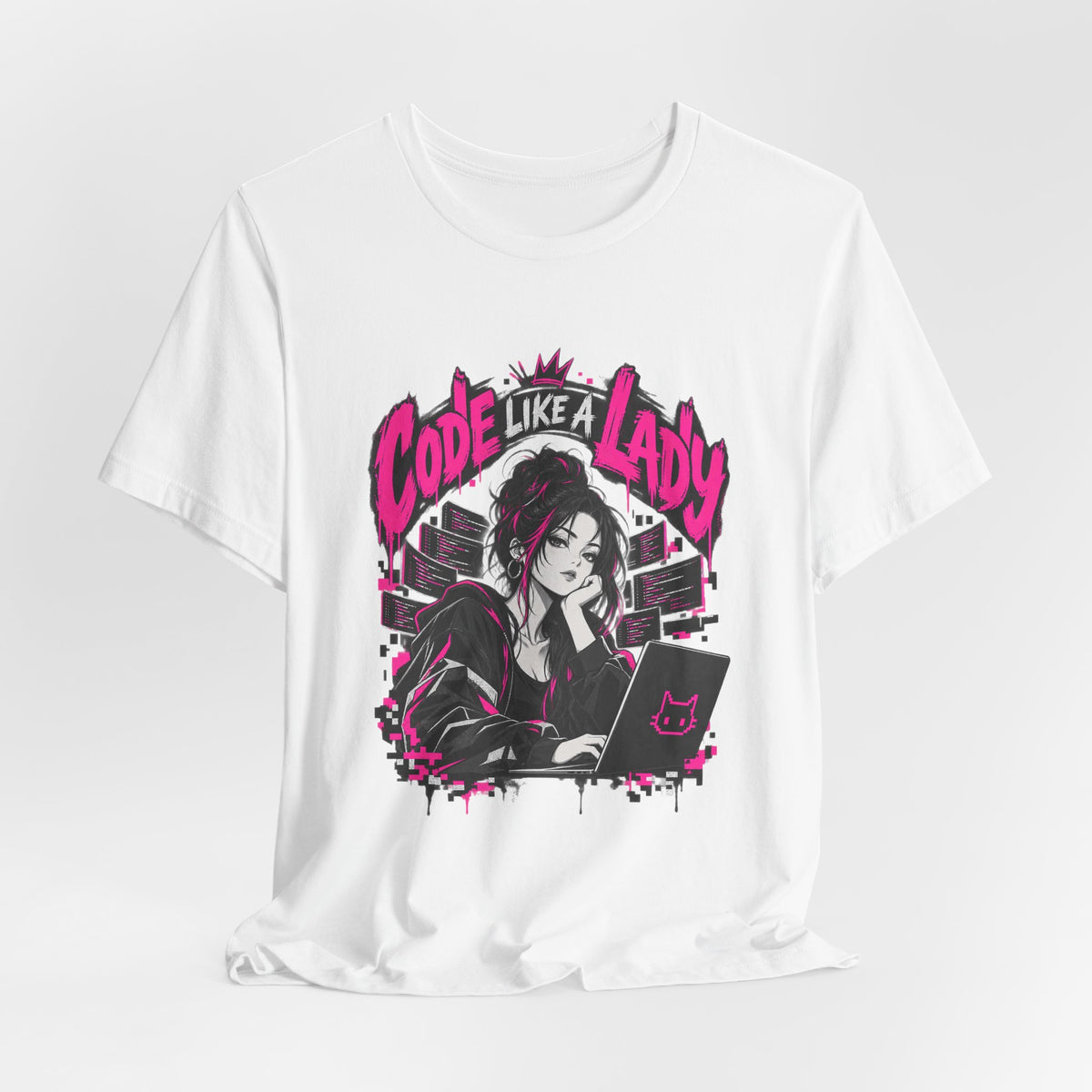 Code Like A Lady Funny Programmer T-Shirt