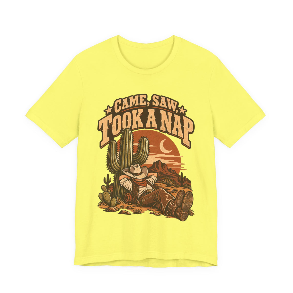 Came, Saw, Took A Nap Funny Self-Deprecating T-Shirt
