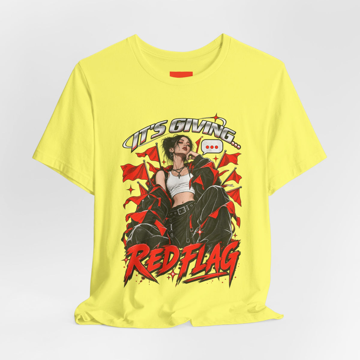 IT’S GIVING… RED FLAG Funny Graphic T-Shirt