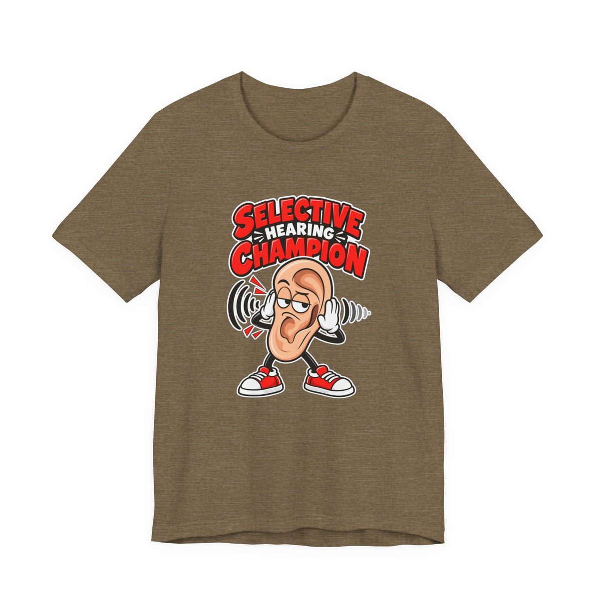 Selective Hearing Champion Funny Sarcastic T-Shirt