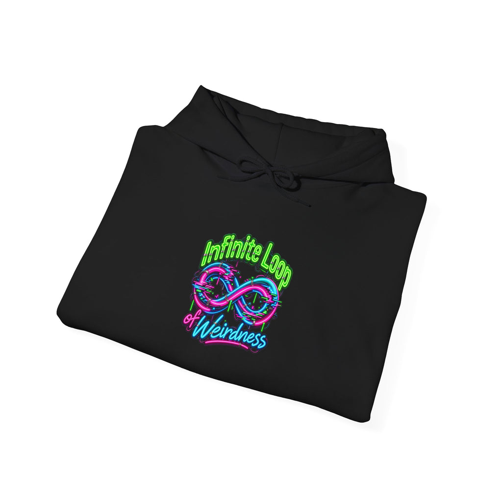 Infinite Loop of Weirdness Funny Programmer Hoodie