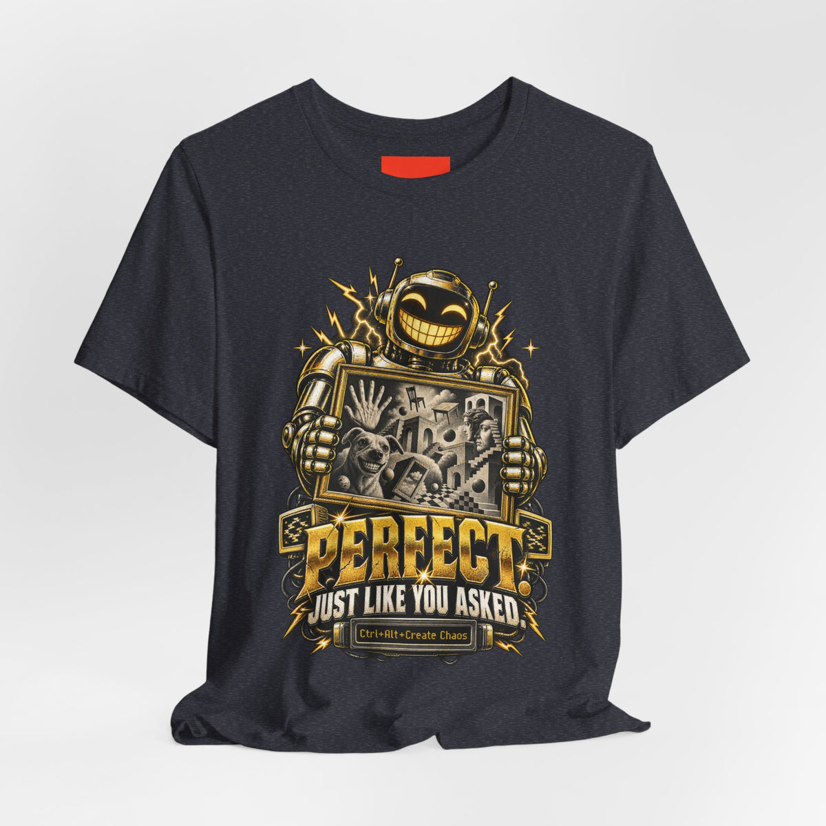 Ctrl+Alt+Create Chaos Funny Programmer T-Shirt
