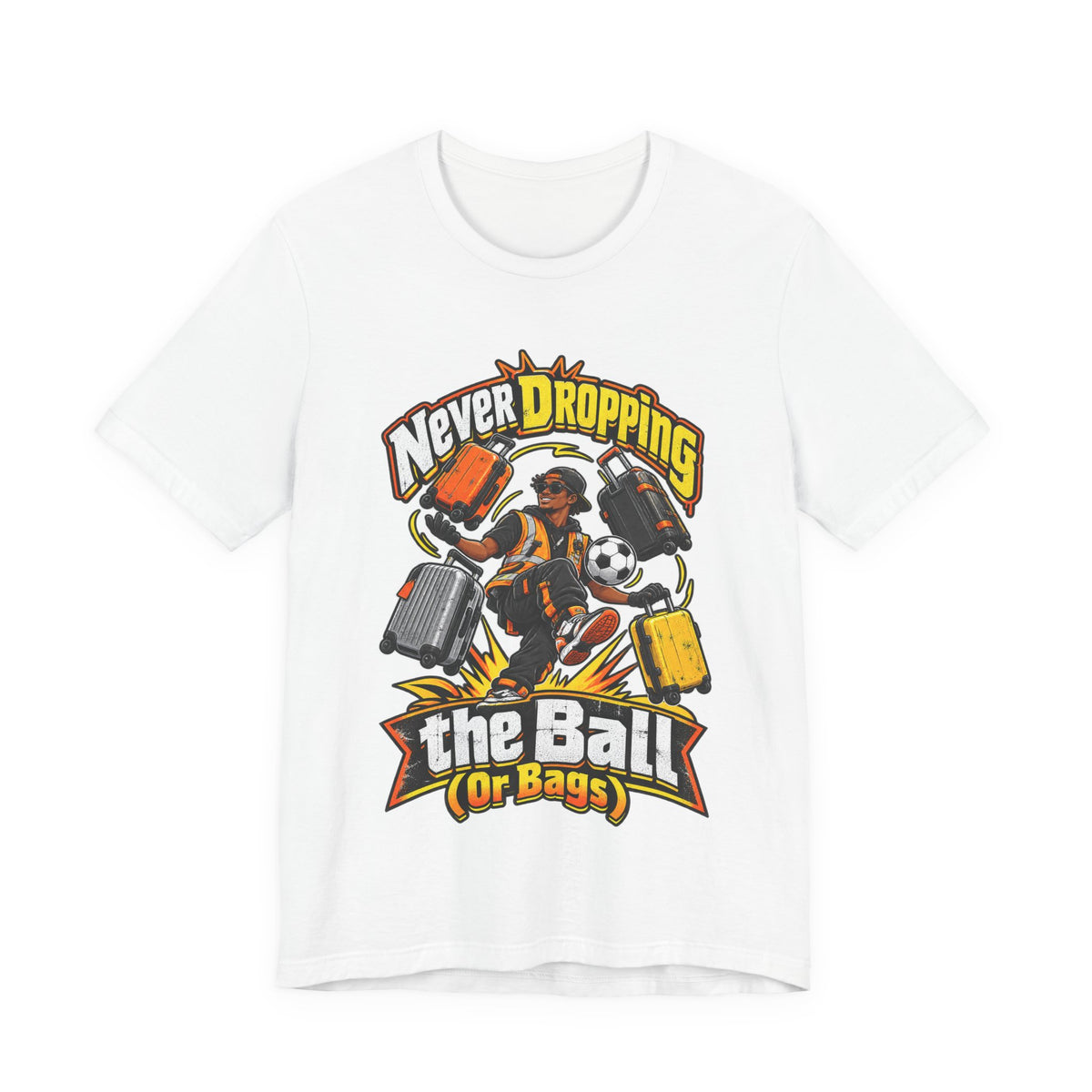 Never Dropping the Ball (Or Bags) Funny Baggage Handler T-Shirt