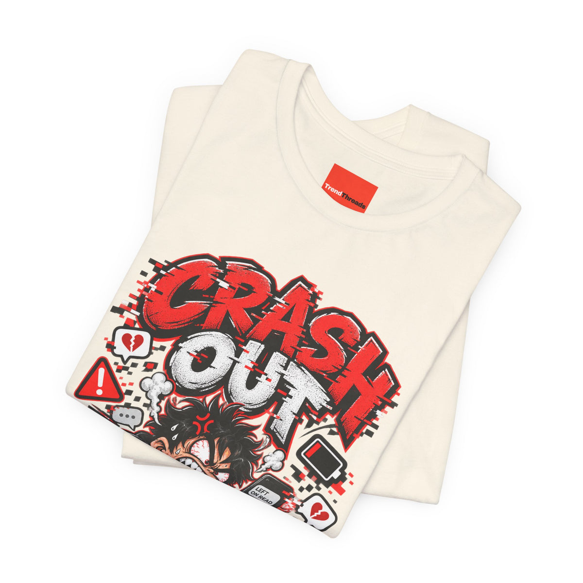 CRASH OUT Funny Streetwear T-Shirt