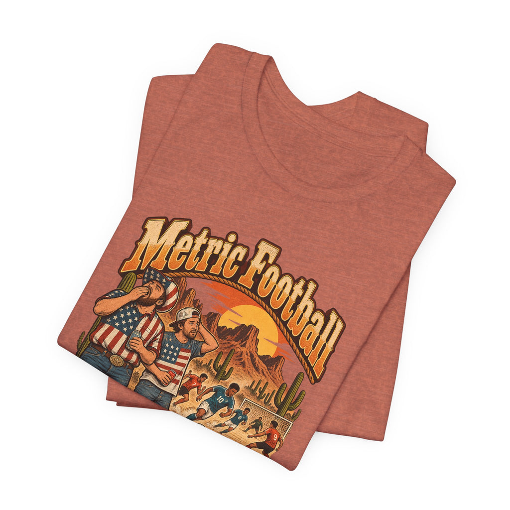 Metric Football Funny Western Ranch T-Shirt