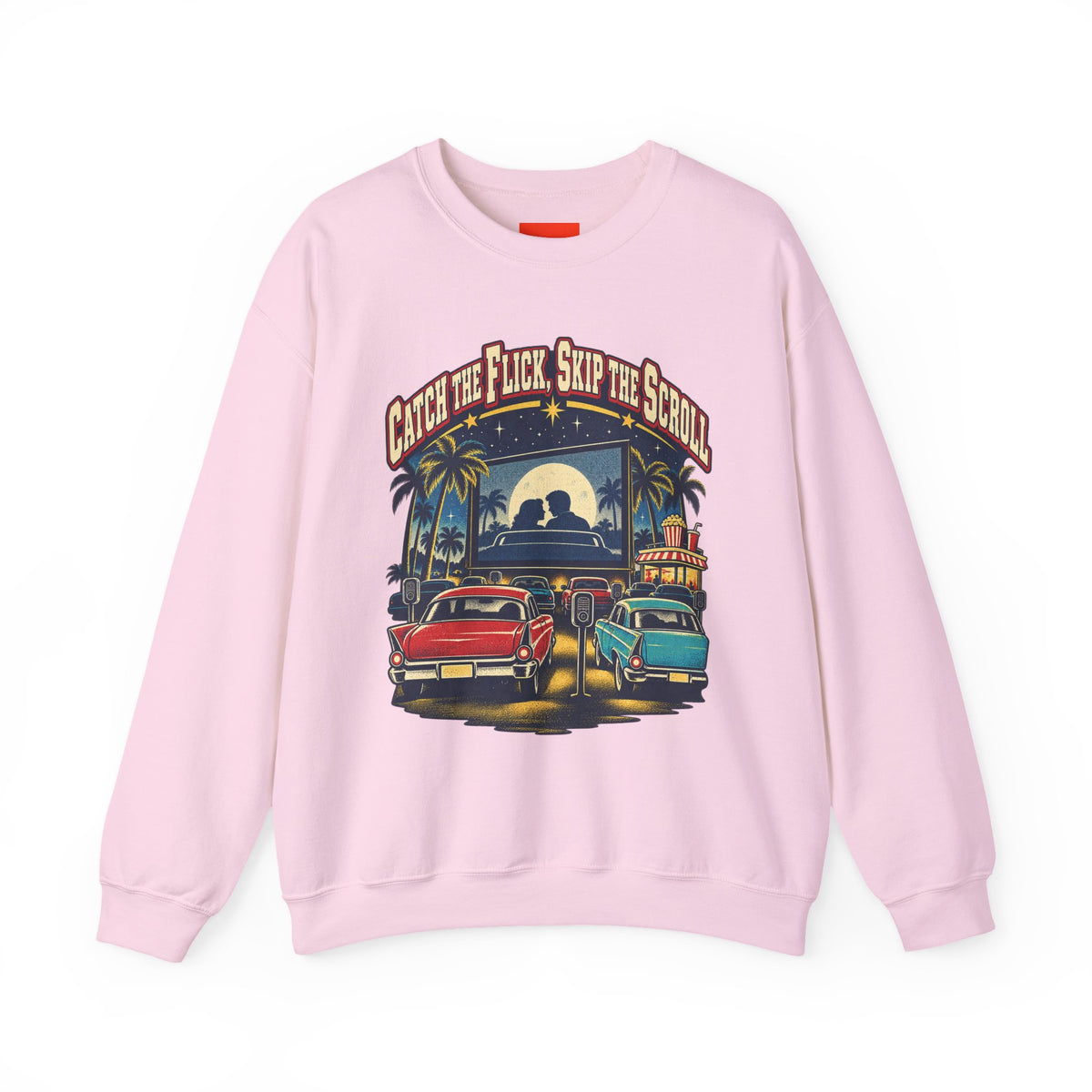 Catch the Flick, Skip the Scroll Funny Programmer Sweatshirt