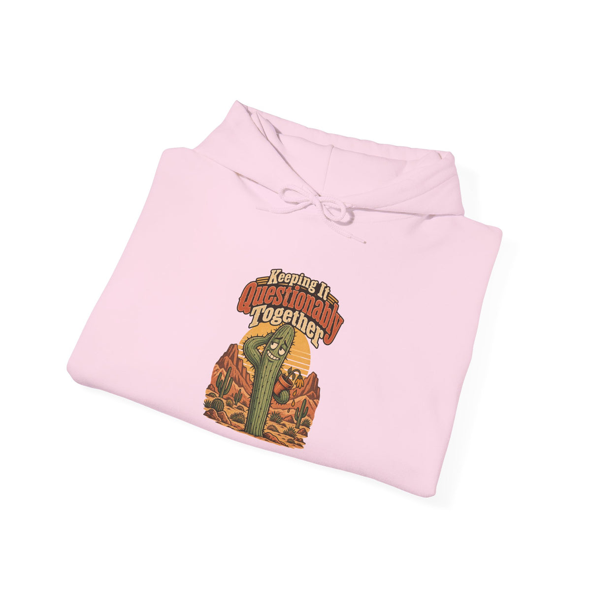 Keeping It Questionably Together Funny Western Ranch Hoodie