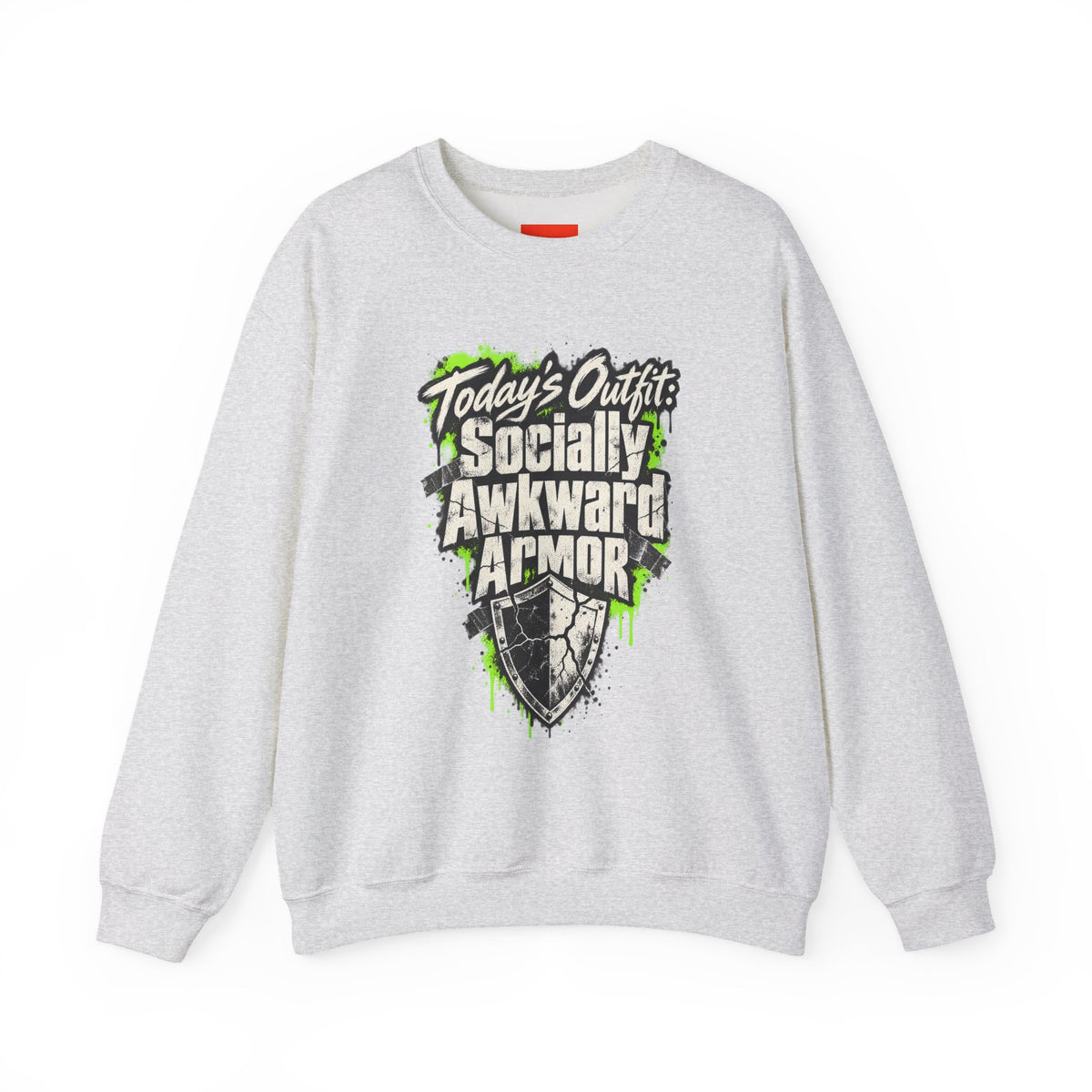 Today’s Outfit: Socially Awkward Armor Funny Introvert Sweatshirt