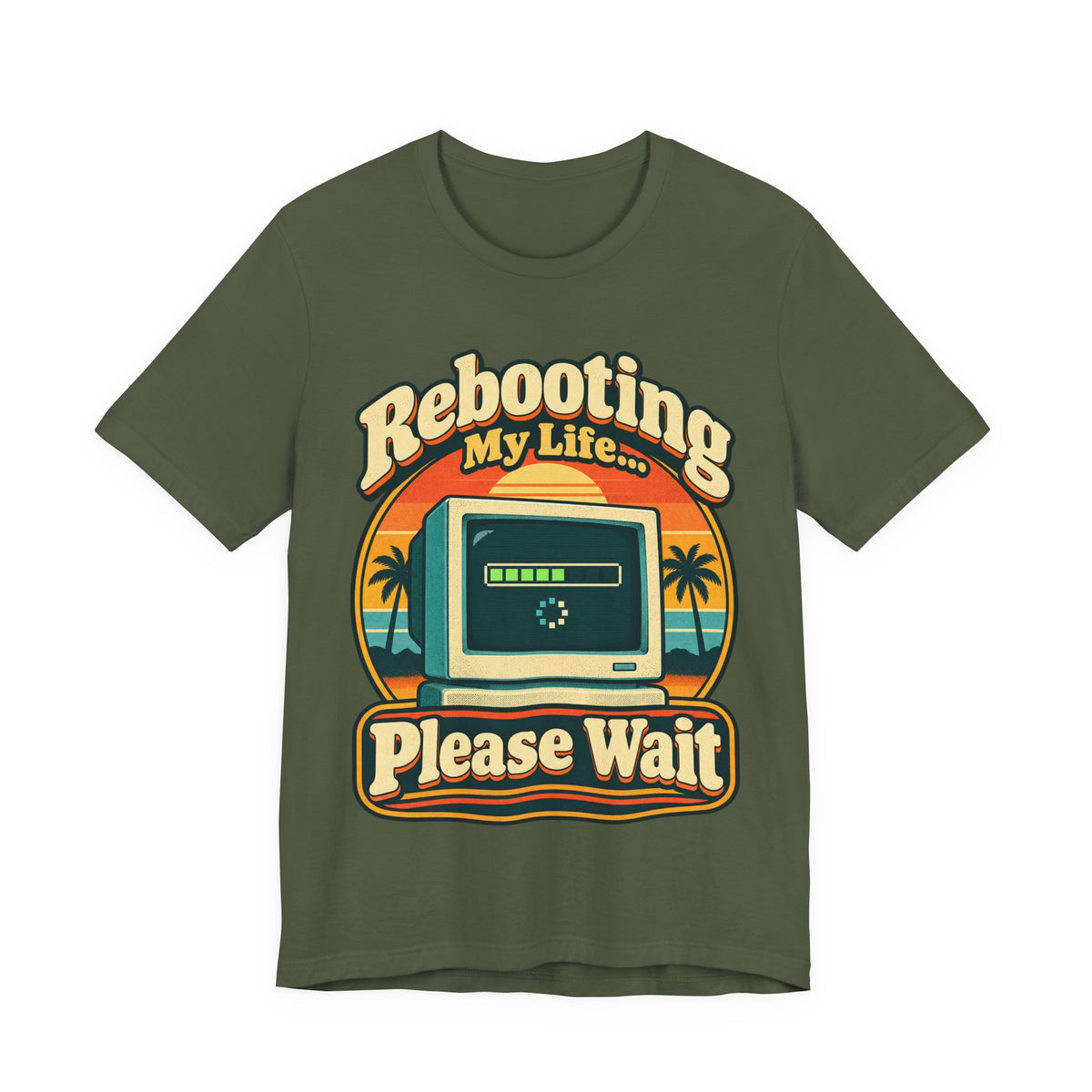 Rebooting My Life... Please Wait Funny Tech T-Shirt
