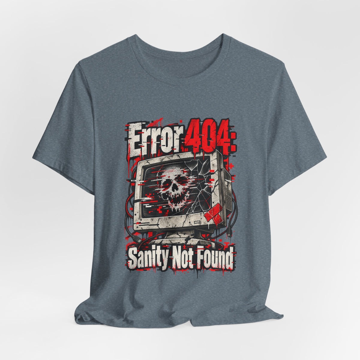Error 404: Sanity Not Found Funny Tech T-Shirt