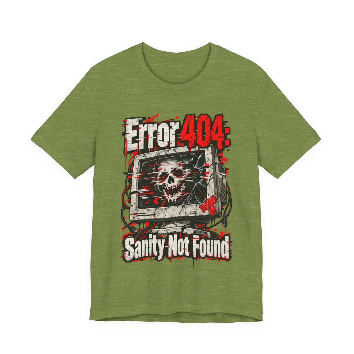 Error 404: Sanity Not Found Funny Tech T-Shirt