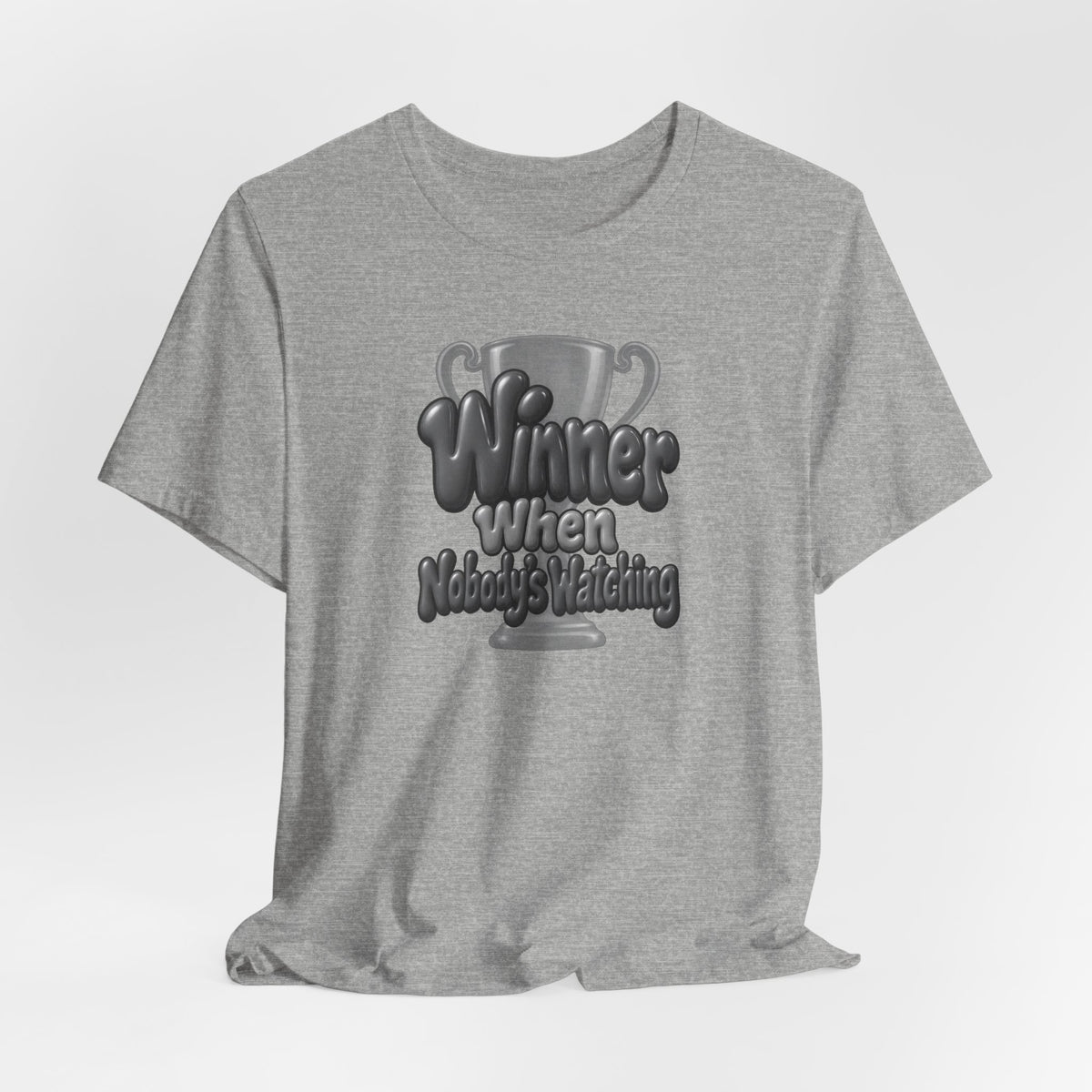Winner When Nobody’s Watching Funny Introvert T-Shirt