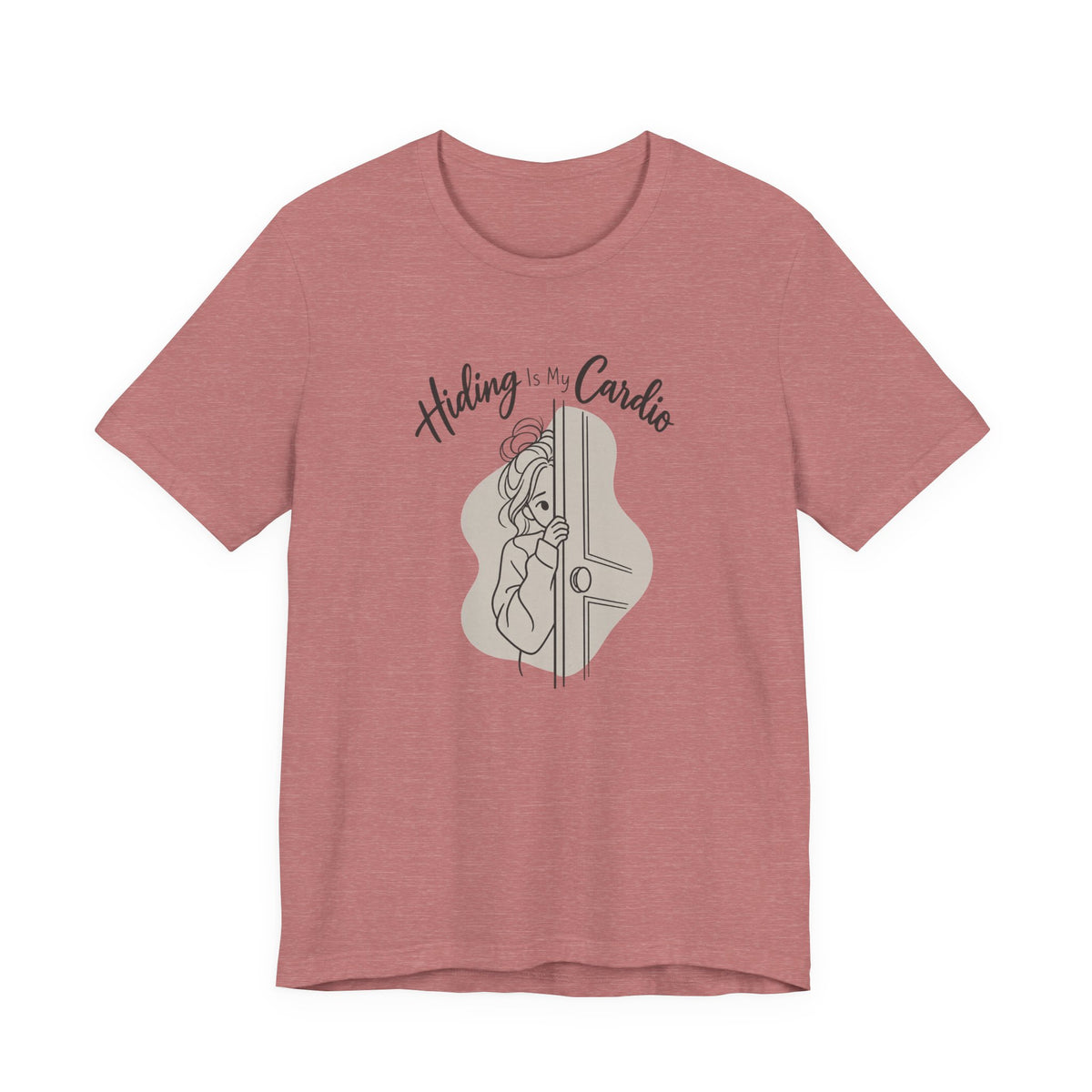 Hiding Is My Cardio Funny Introvert T-Shirt