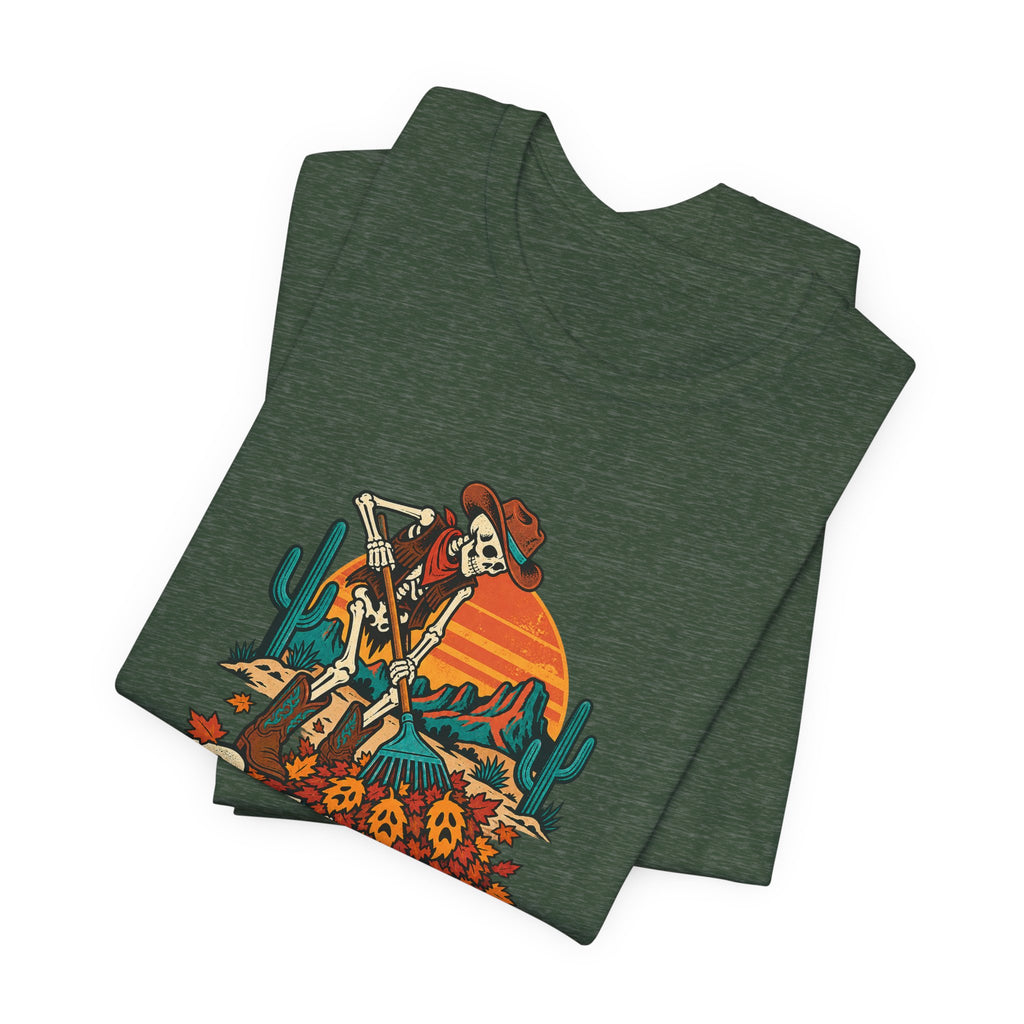 Raking Up Regrets Funny Autumn T-Shirt