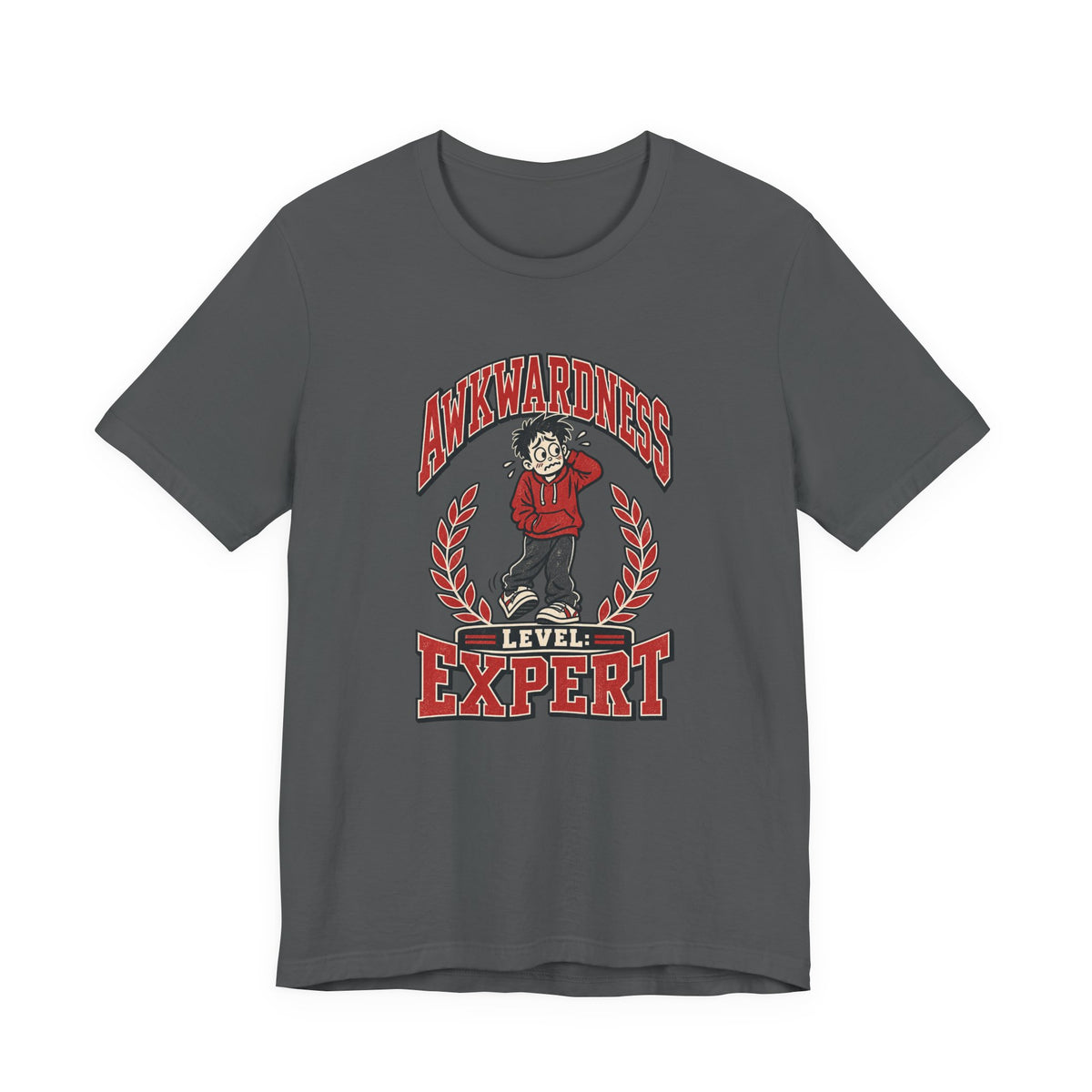 Awkwardness Level: Expert Funny Introvert T-Shirt