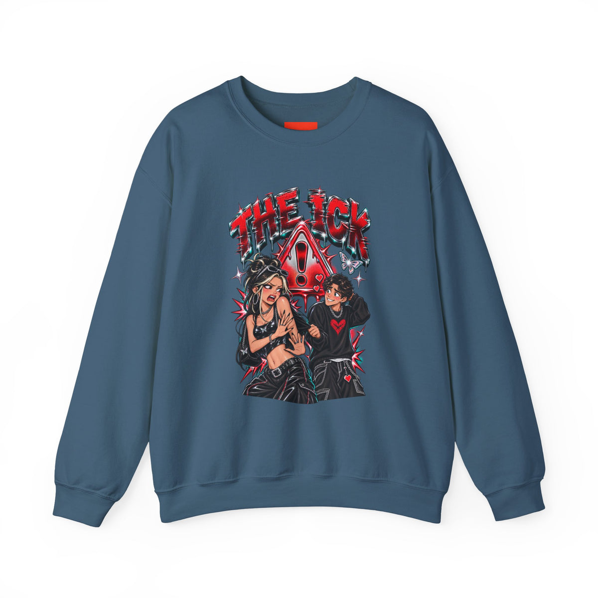 THE ICK Funny Y2K Graphic Sweatshirt