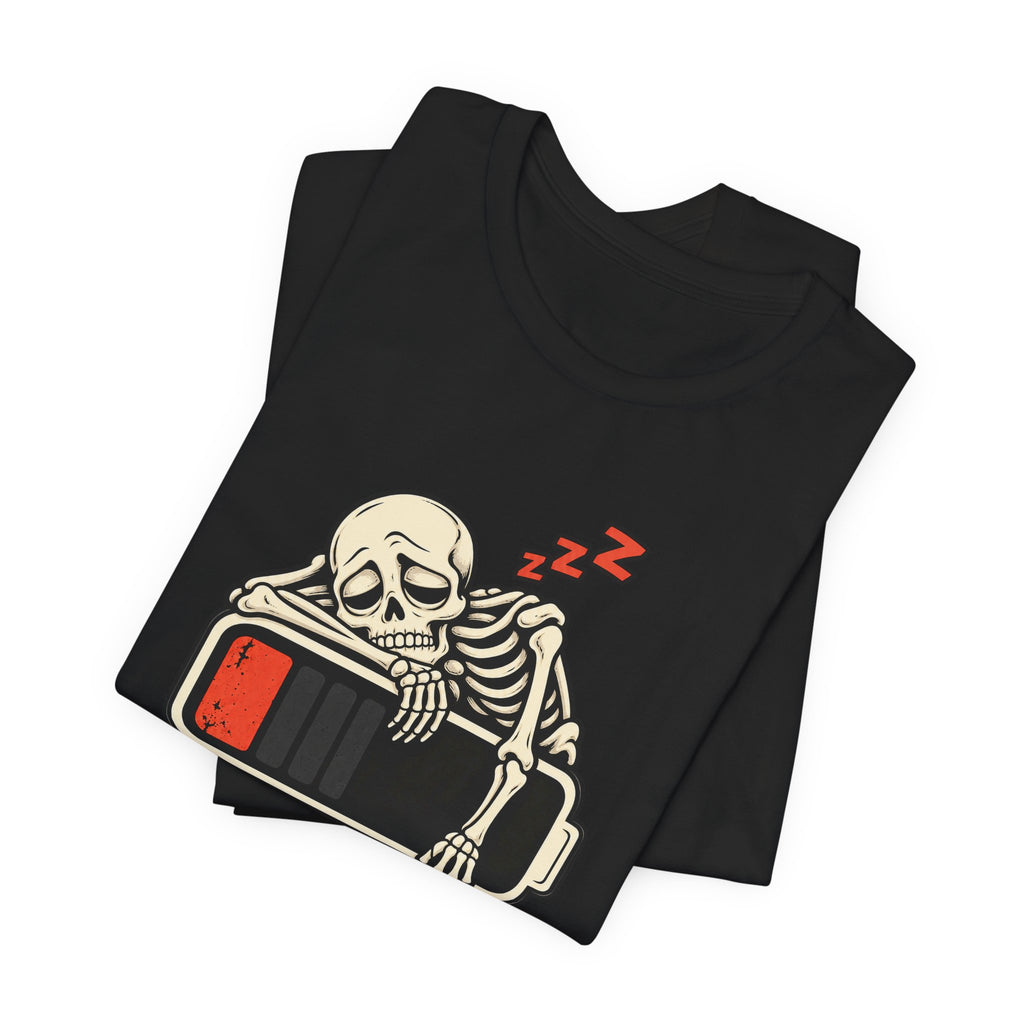 Low Battery, Mind Shutting Down Funny Self-Deprecating T-Shirt