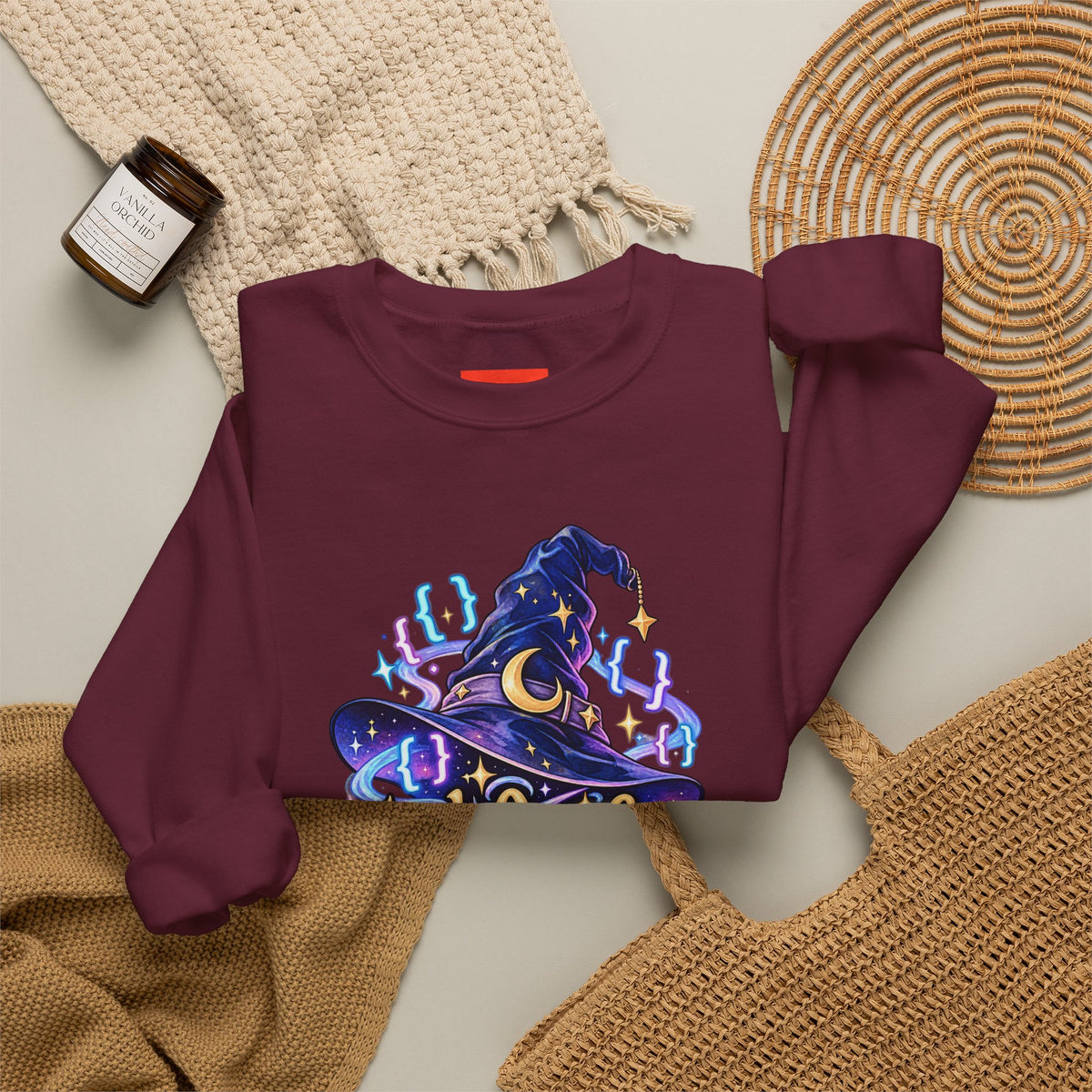 Stack Overflow Sorceress Funny Programmer Sweatshirt