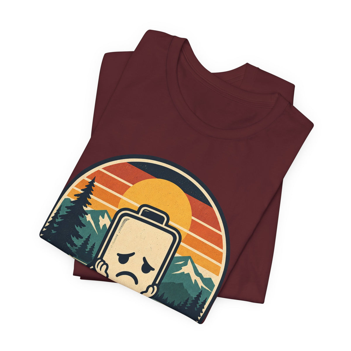 Mood: Low Battery Funny Tech T-Shirt