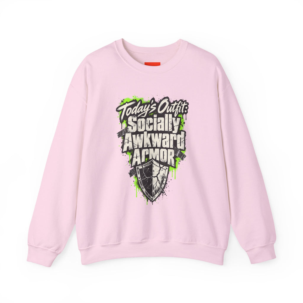 Today’s Outfit: Socially Awkward Armor Funny Introvert Sweatshirt