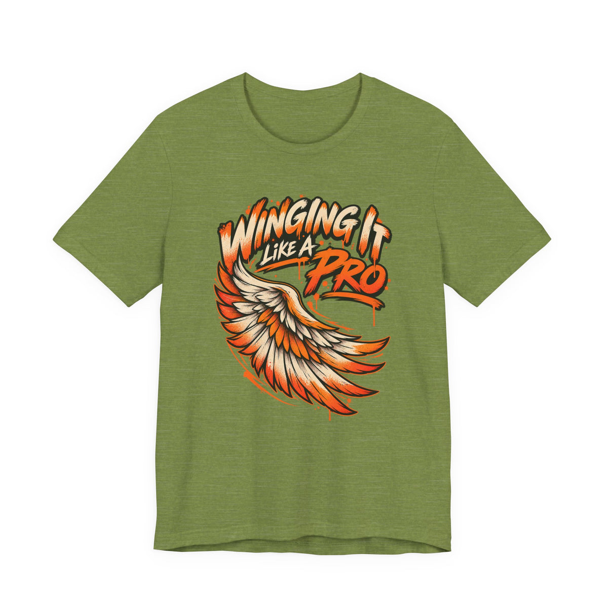 Winging It Like A Pro Funny Self-Deprecation T-Shirt