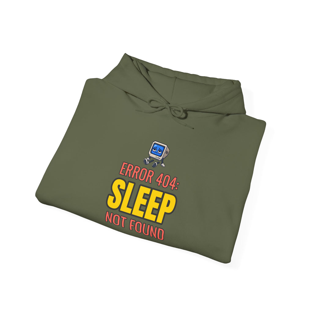 Error 404: Sleep Not Found Funny Programmer Hoodie