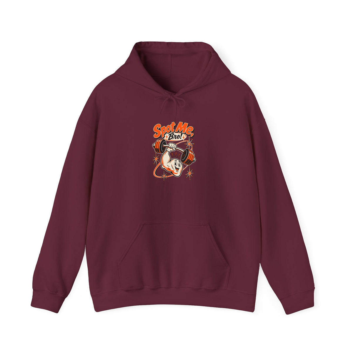 Spot Me, Bro! Funny Fitness Hoodie