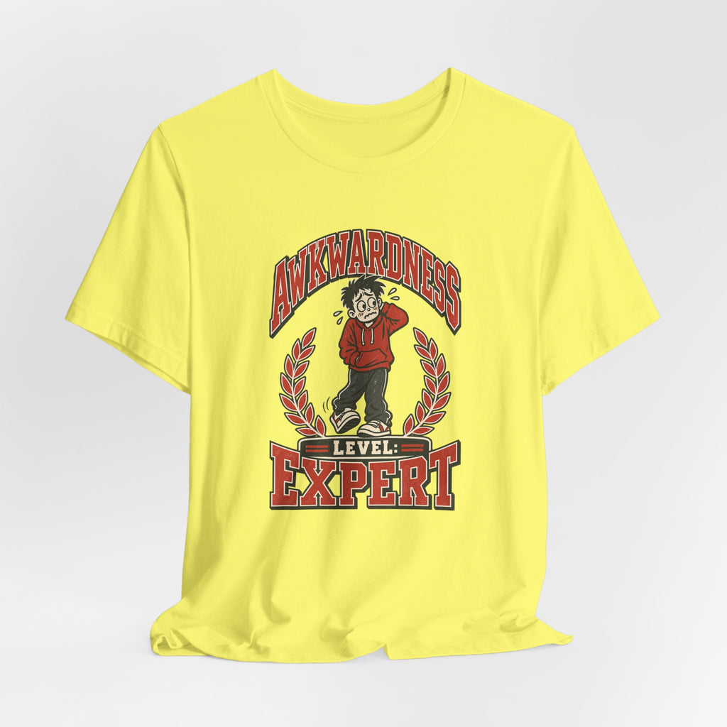Awkwardness Level: Expert Funny Introvert T-Shirt