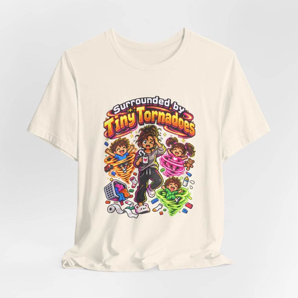 Surrounded by Tiny Tornadoes Funny Parent T-Shirt