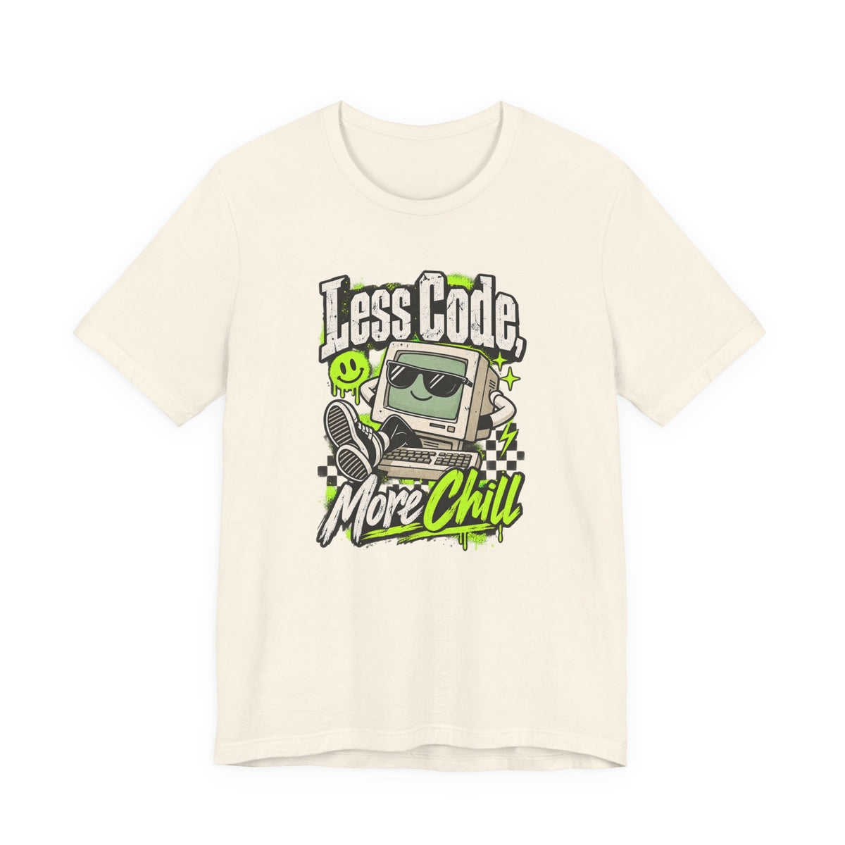 Less Code, More Chill Funny Programmer T-Shirt