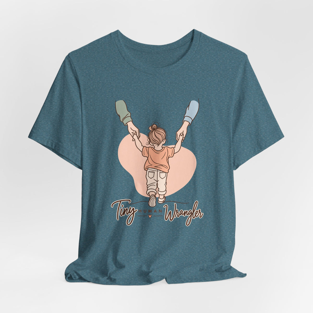 Tiny Human Wrangler Funny Parent T-Shirt