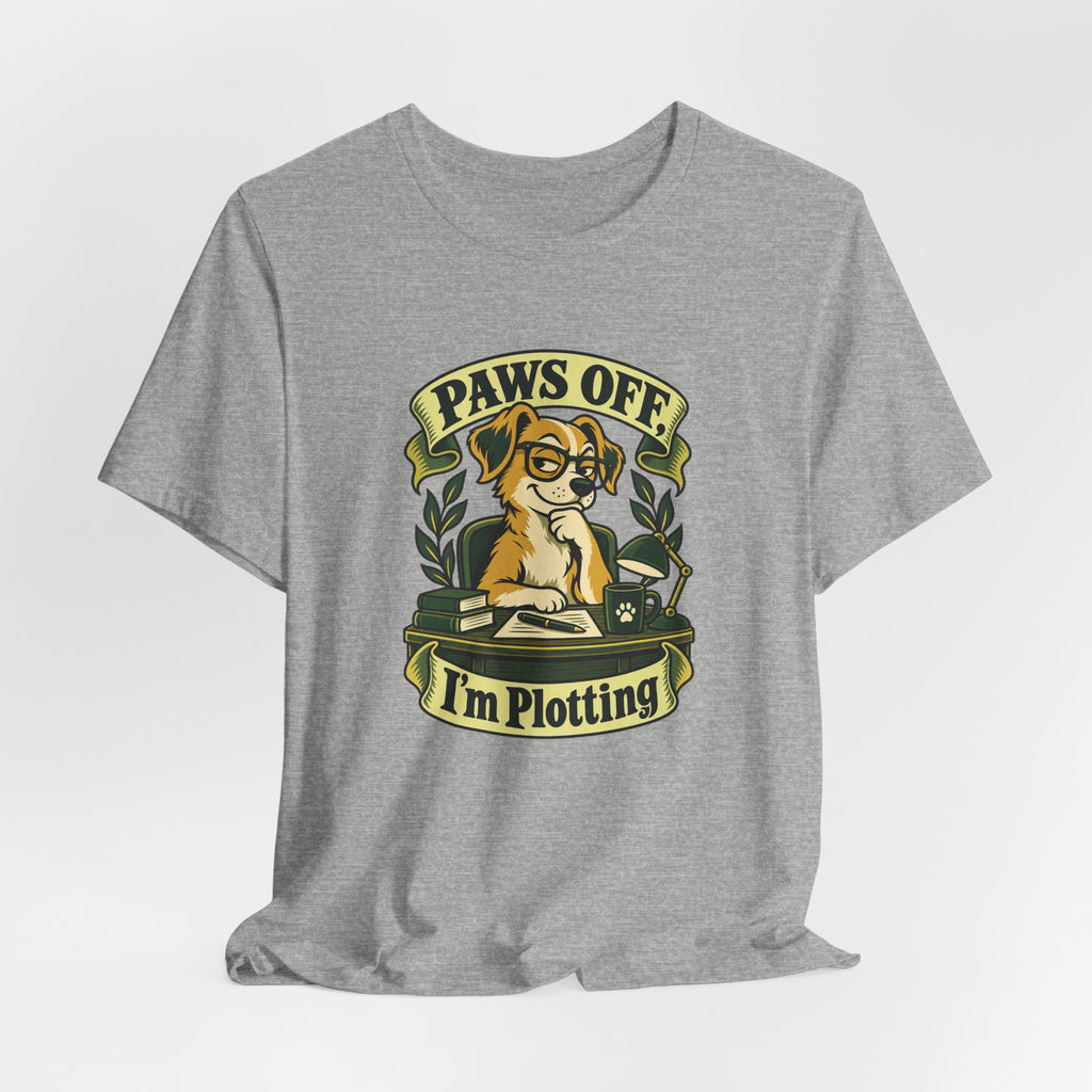 Paws Off, I’m Plotting Funny Pet Humor T-Shirt