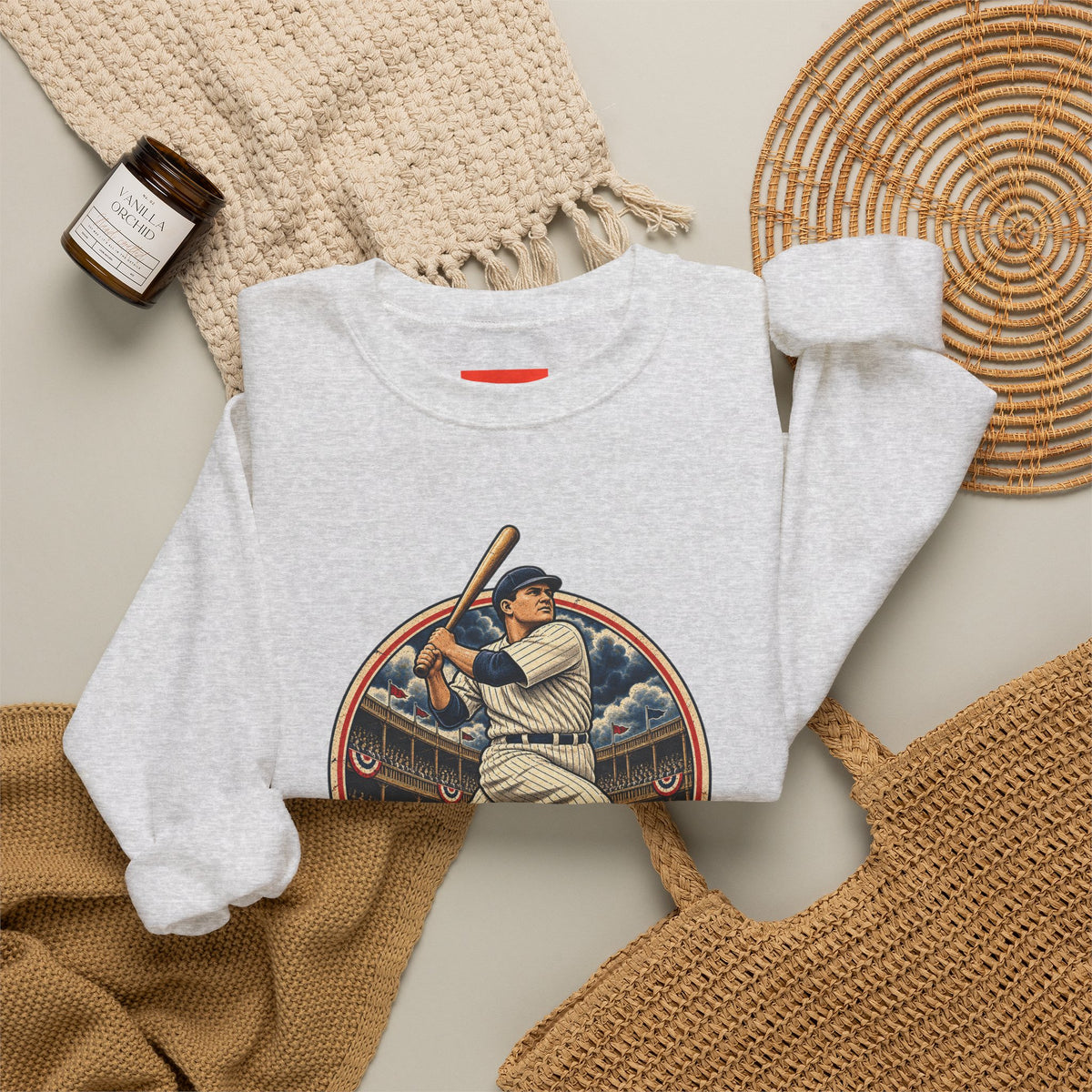 Legendary Swings, Zero Followers Funny Baseball Sweatshirt
