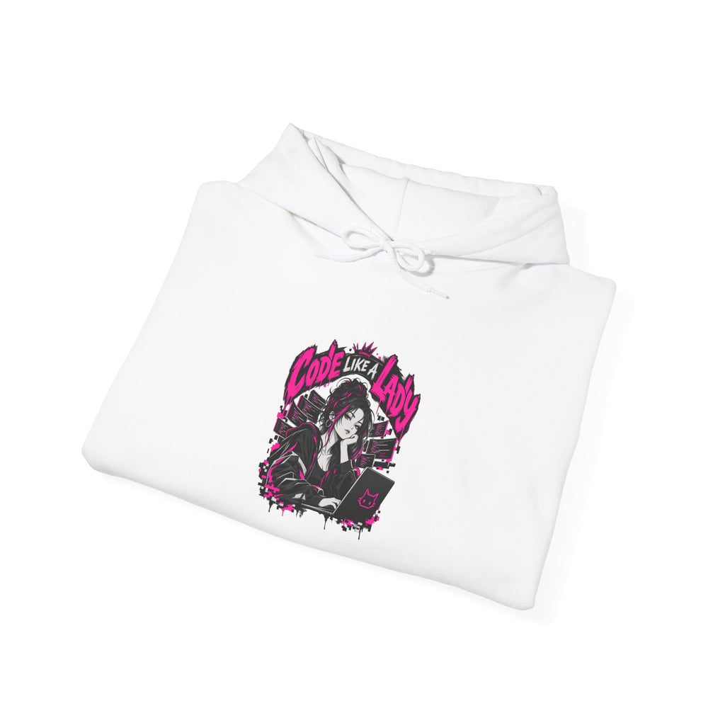 Code Like A Lady Funny Programmer Hoodie
