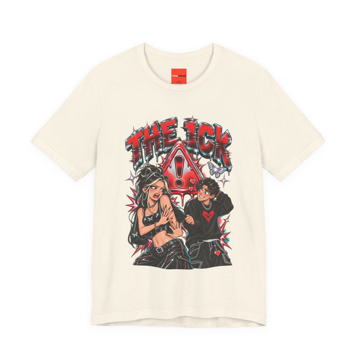 THE ICK Funny Y2K Graphic T-Shirt