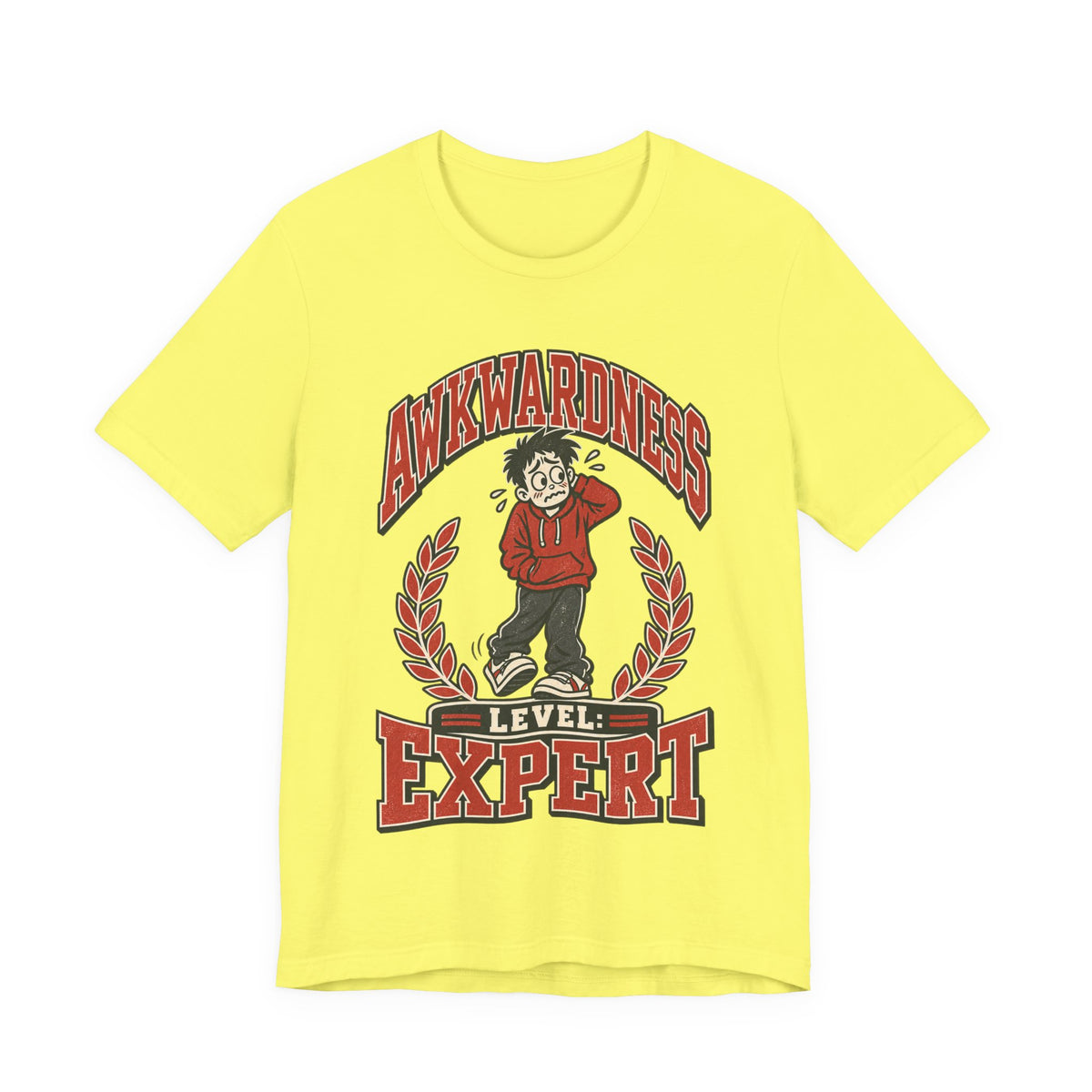 Awkwardness Level: Expert Funny Introvert T-Shirt